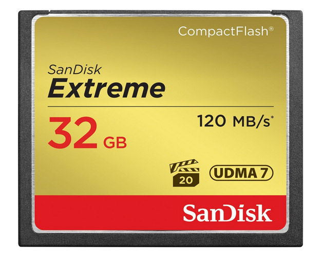 SanDisk Extreme CF memory card