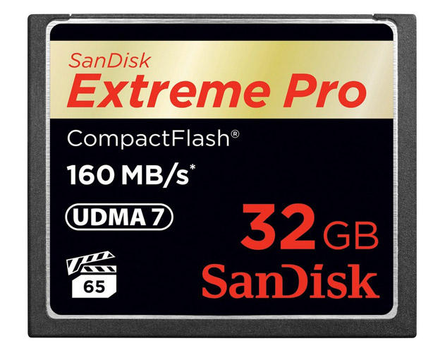 SanDisk Extreme Pro CF memory card