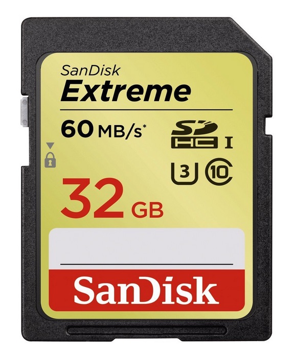 SanDisk Extreme memory card