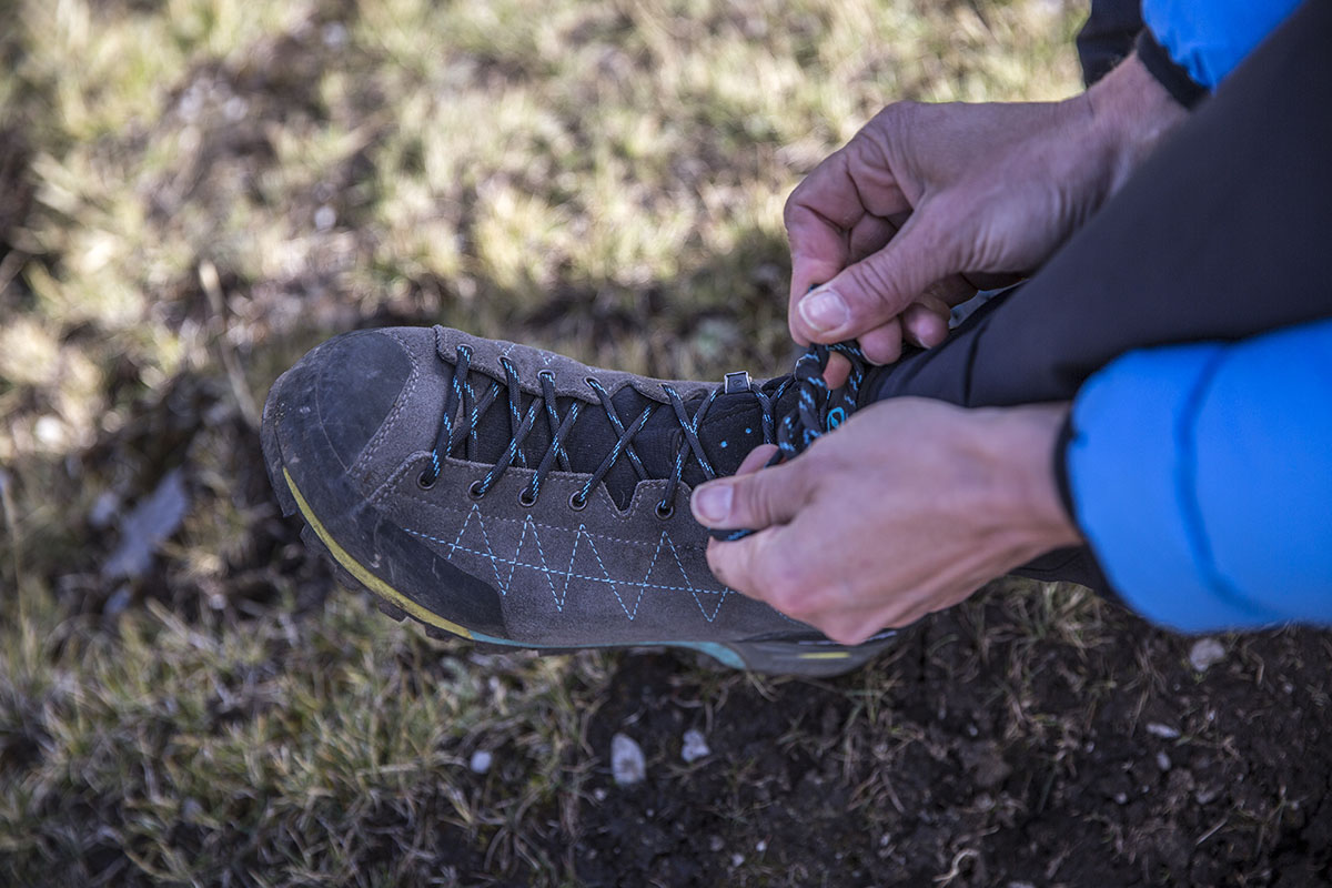 Scarpa Zodiac Plus GTX (lacing)