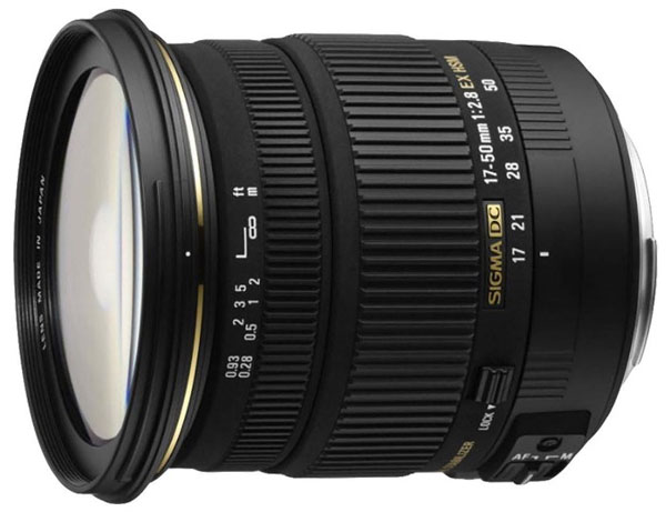 Sigma 17-50mm f2.8 lens