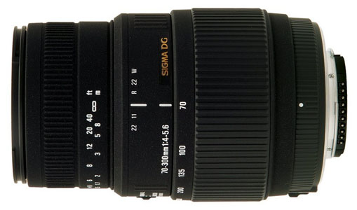 Sigma 70-300mm f/4-5.6 lens