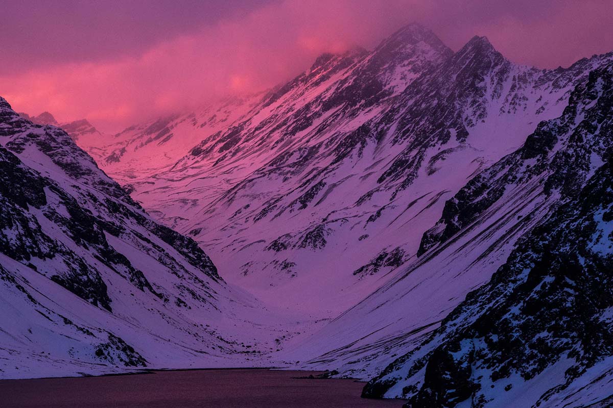  Ski Portillo (sunset)