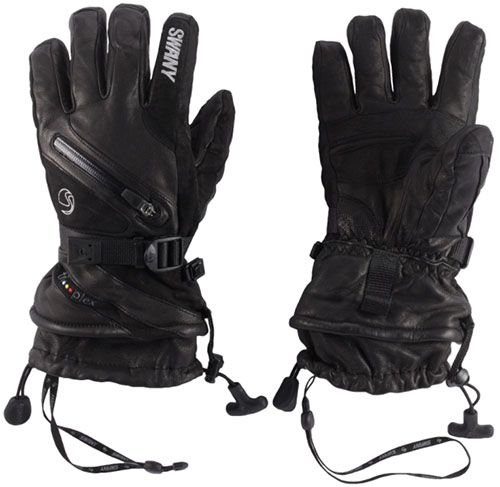 Womens Swany LaCozy Leather Mittens Gloves Ski Snowboard Insulated Waterproof 