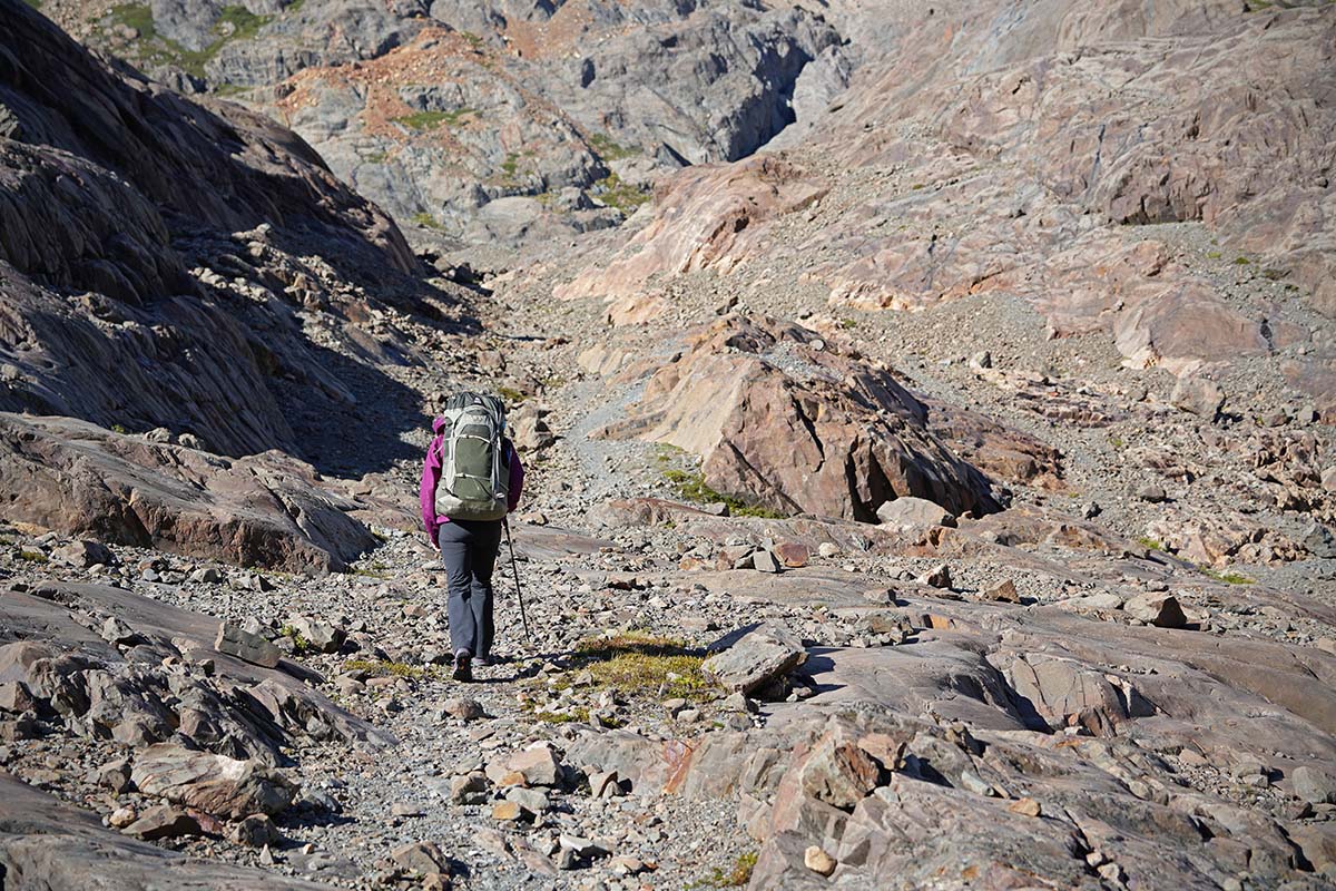 The North Face Endurus GTX (rocky terrain)