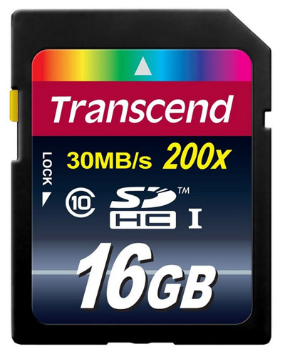 Transcend 16GB memory card