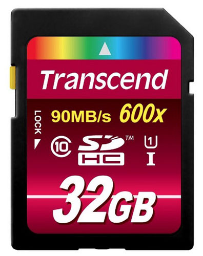 Transcend 32 GB memory card