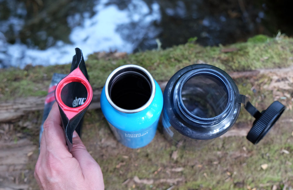 Water bottles (mouth comparison)