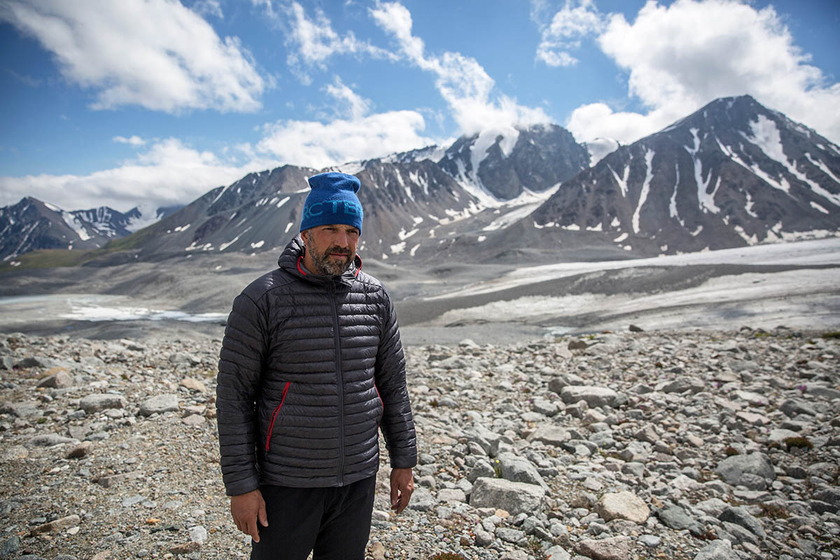 Arc'teryx Cerium SL Hoody (in Mongolian mountains)