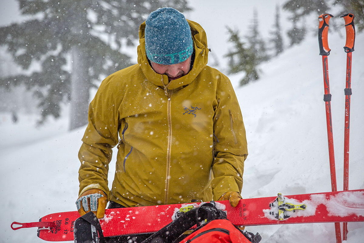 Arc'teryx Sabre Jacket (transitioning in backcountry)