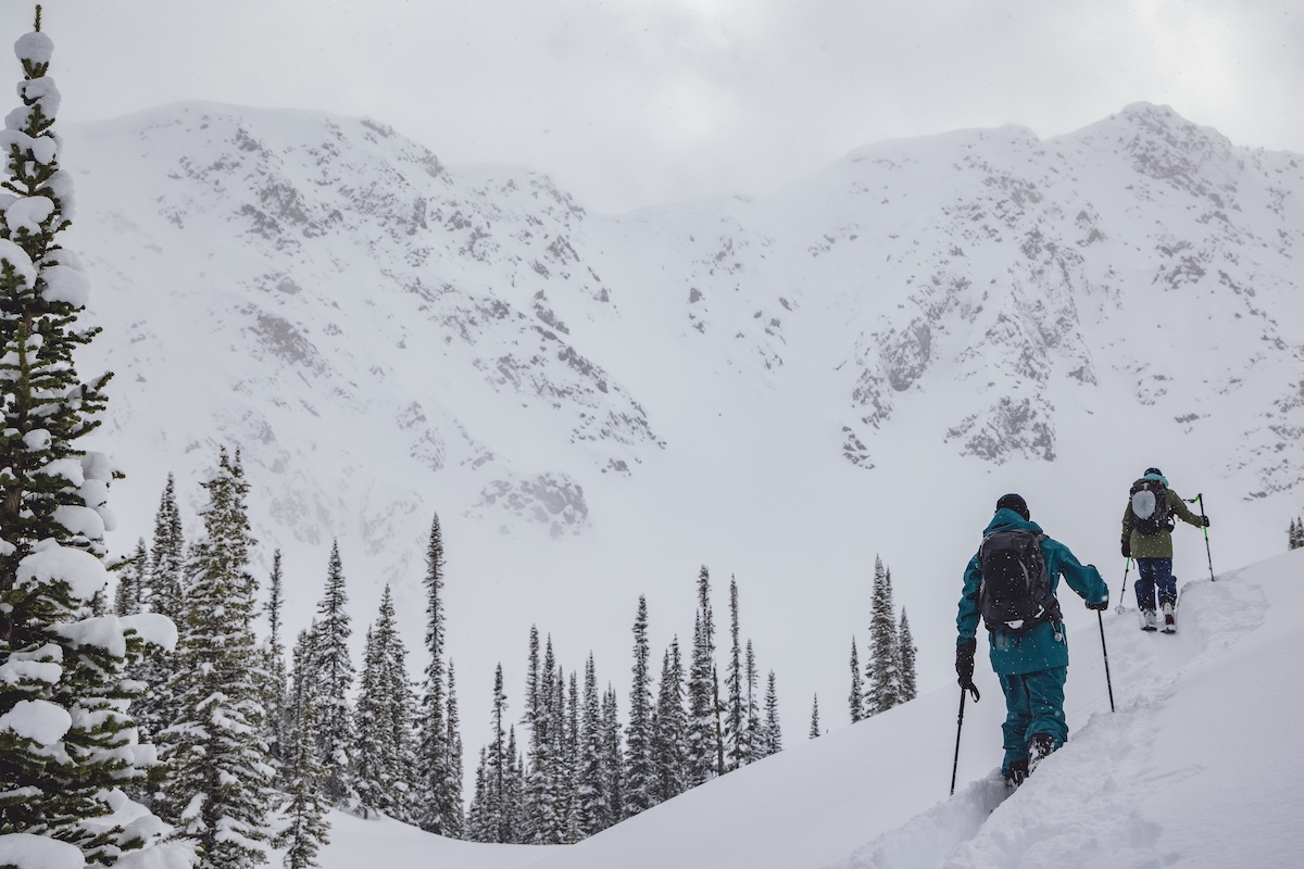 Winter hiking with gear from Backcountry