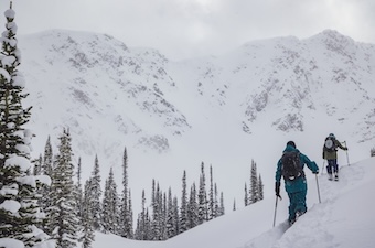 Winter hiking with gear from Backcountry