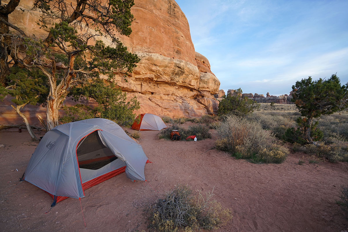 Backpacking tents (camping in Canyonlands)