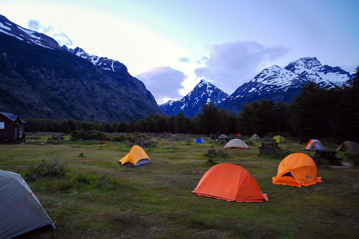 Camping in Torres del Paine
