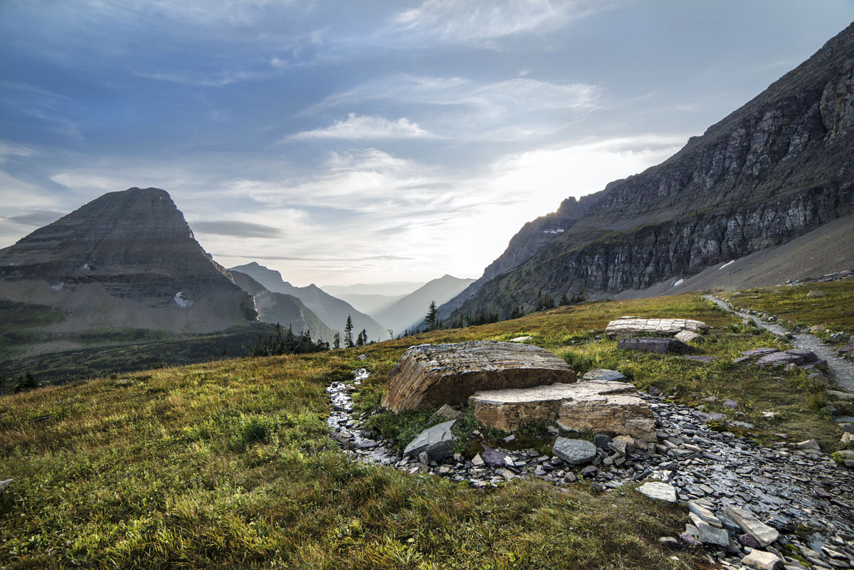 Glacier National Park sunset photo