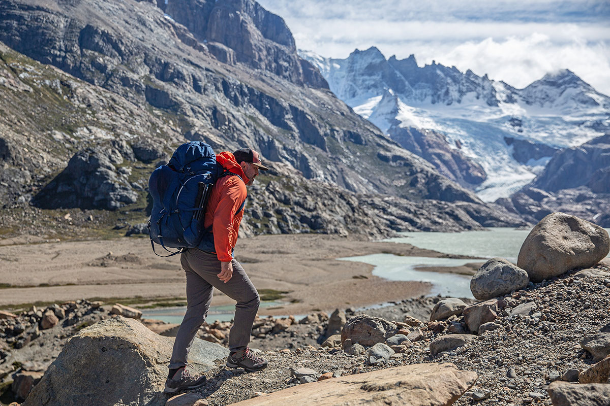 Gregory Katmai 65 backpacking pack (backpacking in Patagonia)