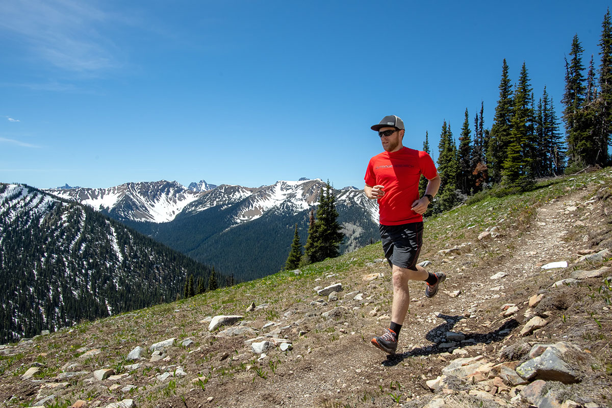 La Sportiva Wildcat trail running shoe (rocky trail)