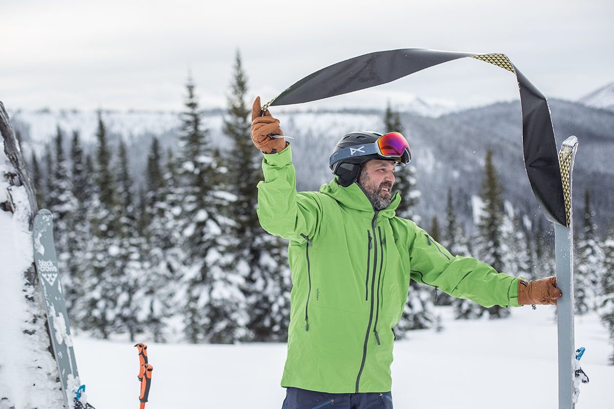 washing gore tex ski jacket