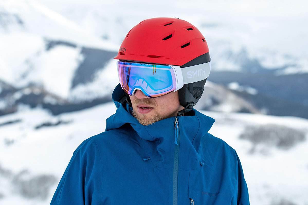 Casque de ski et de planche à neige gris Smart, grand, Bluetooth