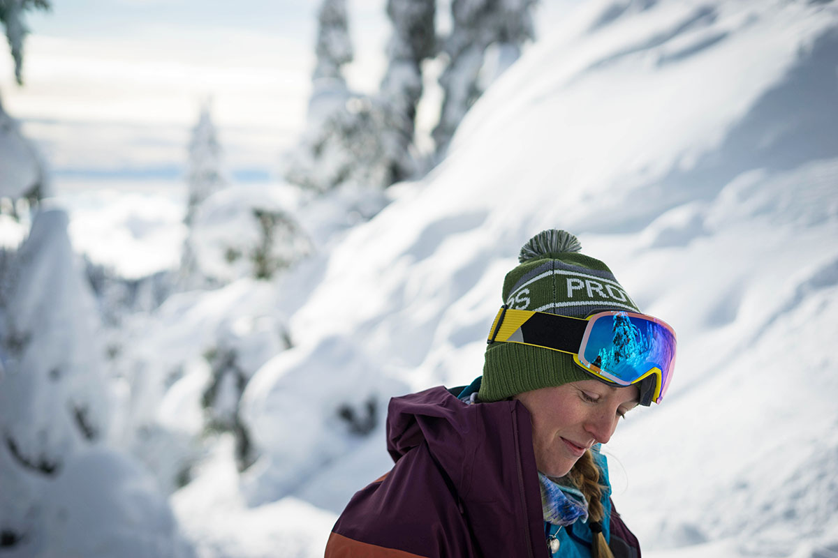 Smith Skyline goggles (in backcountry)