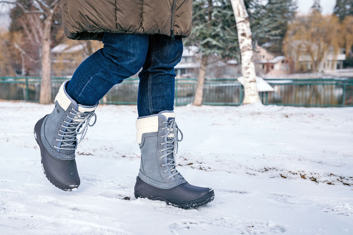 NEW LADIES WATERPROOF SLIM LEG SNUGG BOOTS CALF BOOTS WINTER SNOW WARM WALKING