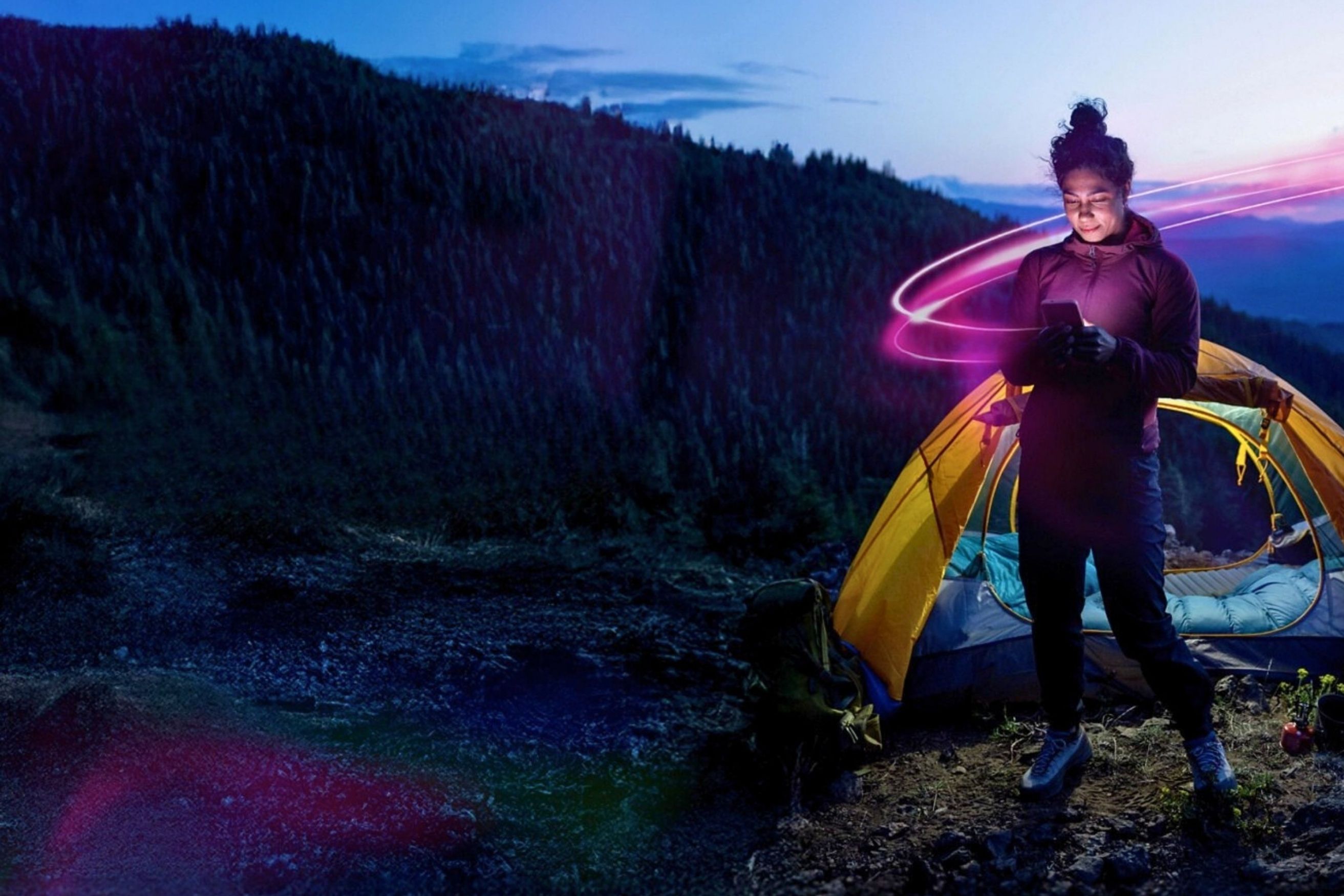 Stay connected on backcountry adventures with T-Mobile T-Satellite with Starlink
