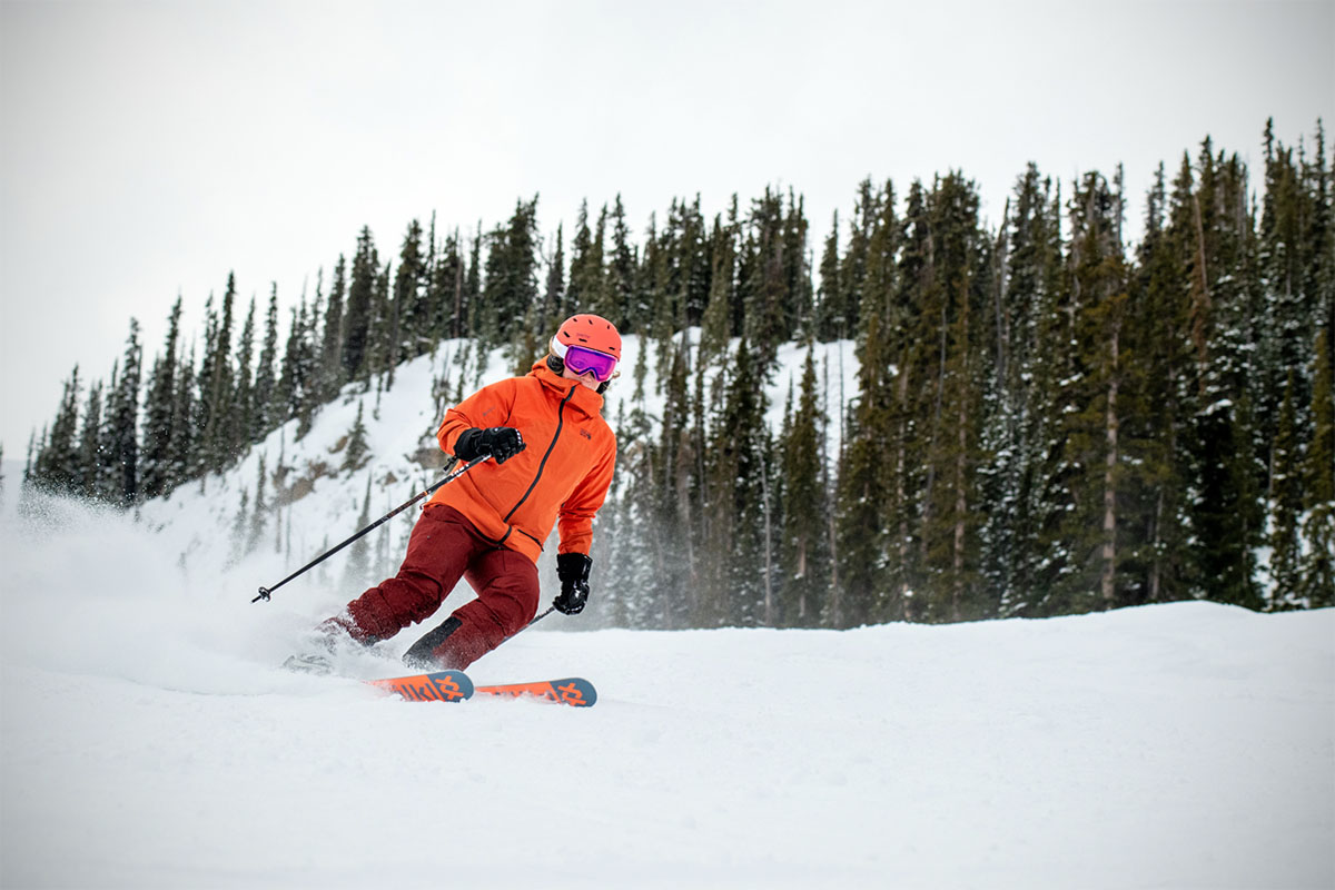 Yeti 22 Ski/Snowboard Hoodie Women Orange