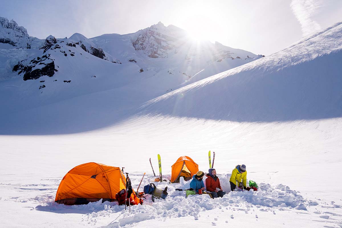 winter camping chair