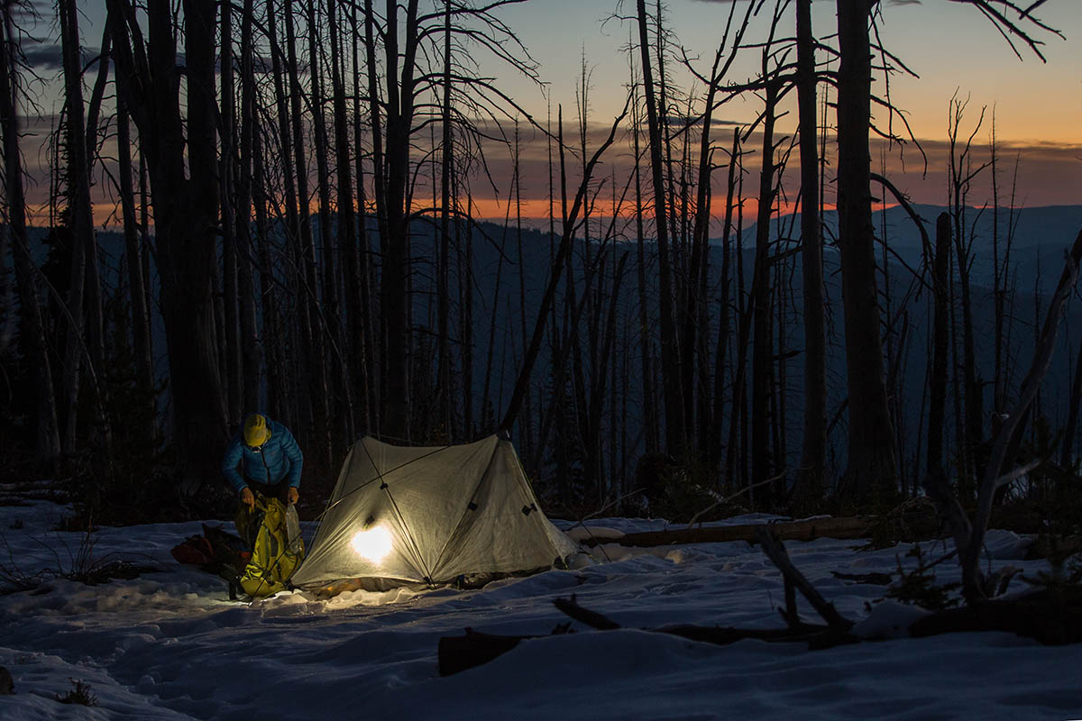 Zpacks Duplex Flex (camping in snow)