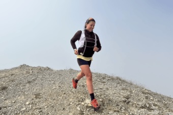 Hoka speedgoat 2 running shoes (mid stride)