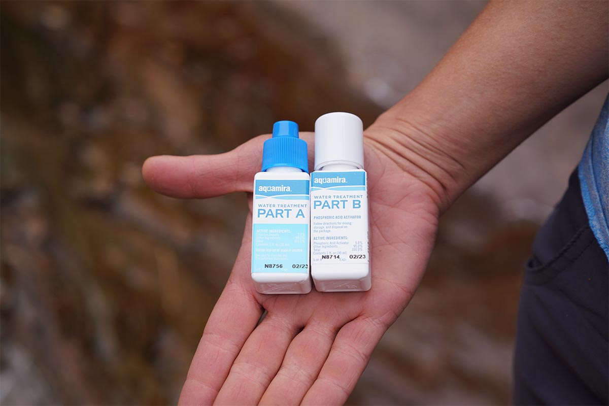 Aquamira Water Treatment (Part A and Part B bottles)