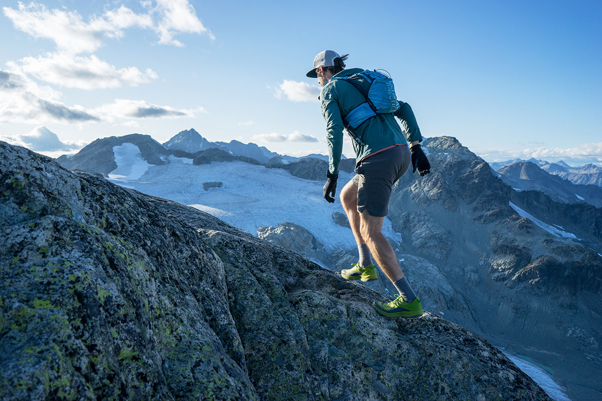 Arc'teryx Norvan VT 2 trail-running shoe (steep scramble)