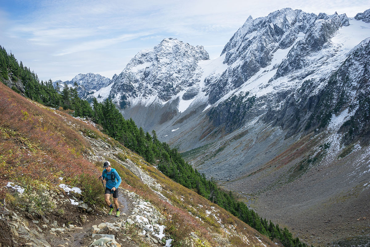 Arc'teryx Norvan VT 2 trail-running shoe (steep uphill 2)