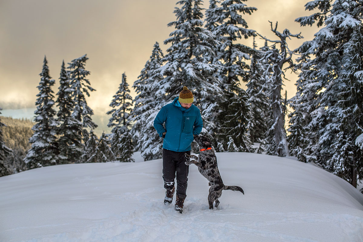 ​​Arc'teryx Proton LT Hoody (snowy backdrop)