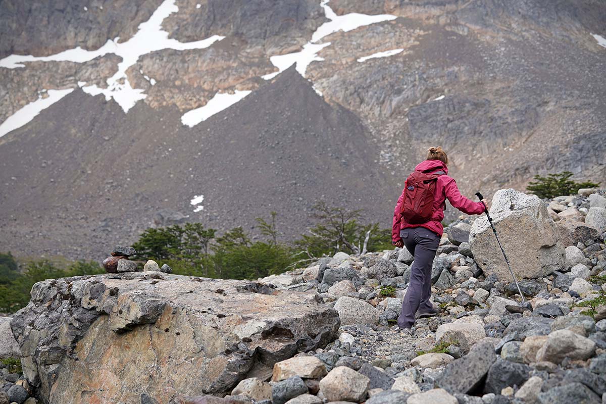 Black Diamond Liquid Point rain jacket (day hiking in mountains)