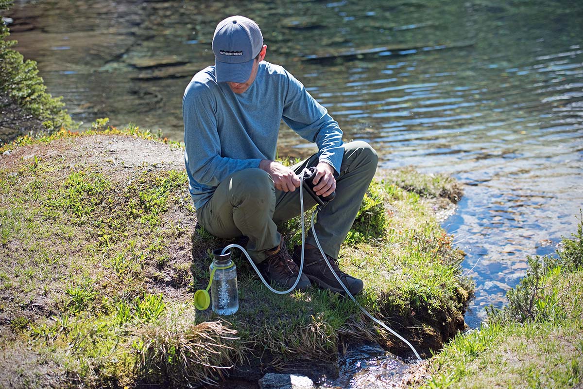 Water filter (pumping water)