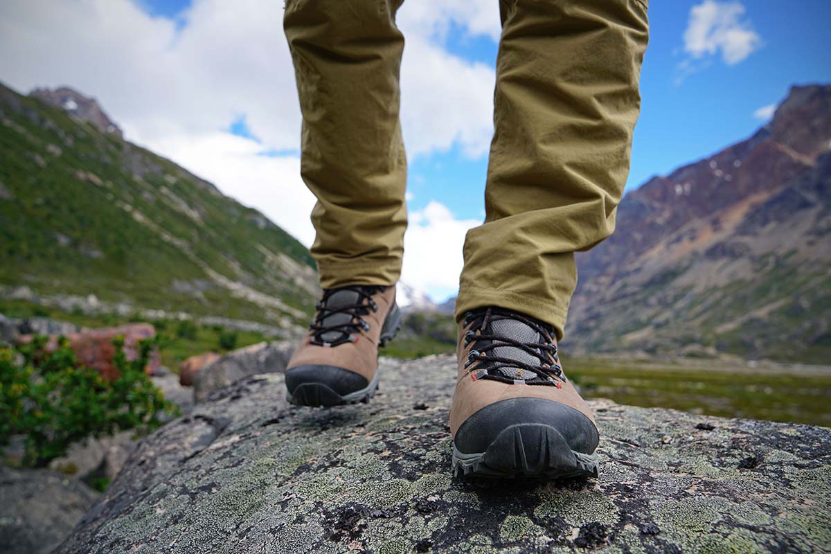 La Sportiva Nucleo High GTX hiking boot (toe protection on rock)