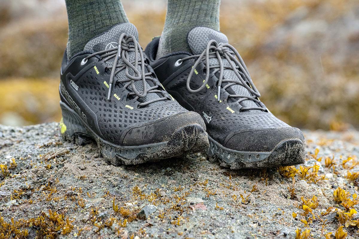 La Sportiva Spire GTX (toe protection closeup)