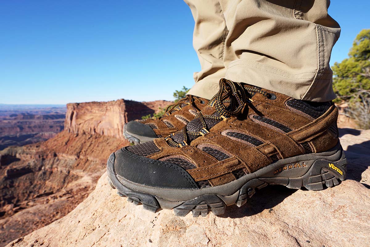 Camping gear (Merrell Moab 2 hiking shoes)