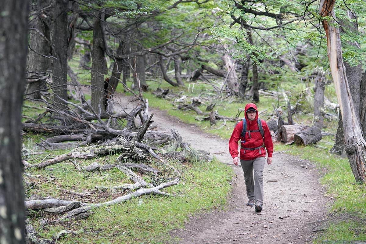 Oboz Bridger Mid Waterproof hiking boots (hiking on trail)