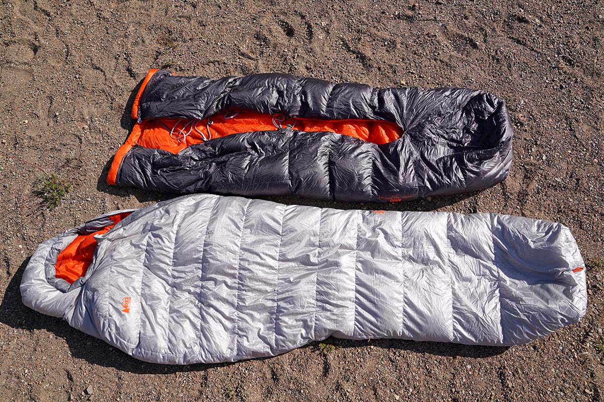 REI Magma sleeping bag and quilt