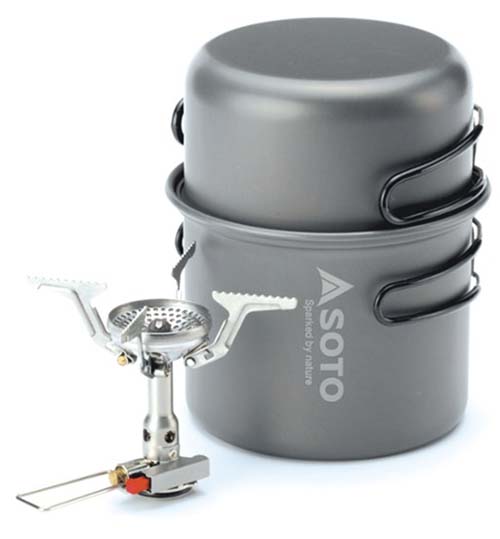 Soto Amicus Stove Cookset Combo backpacking stove