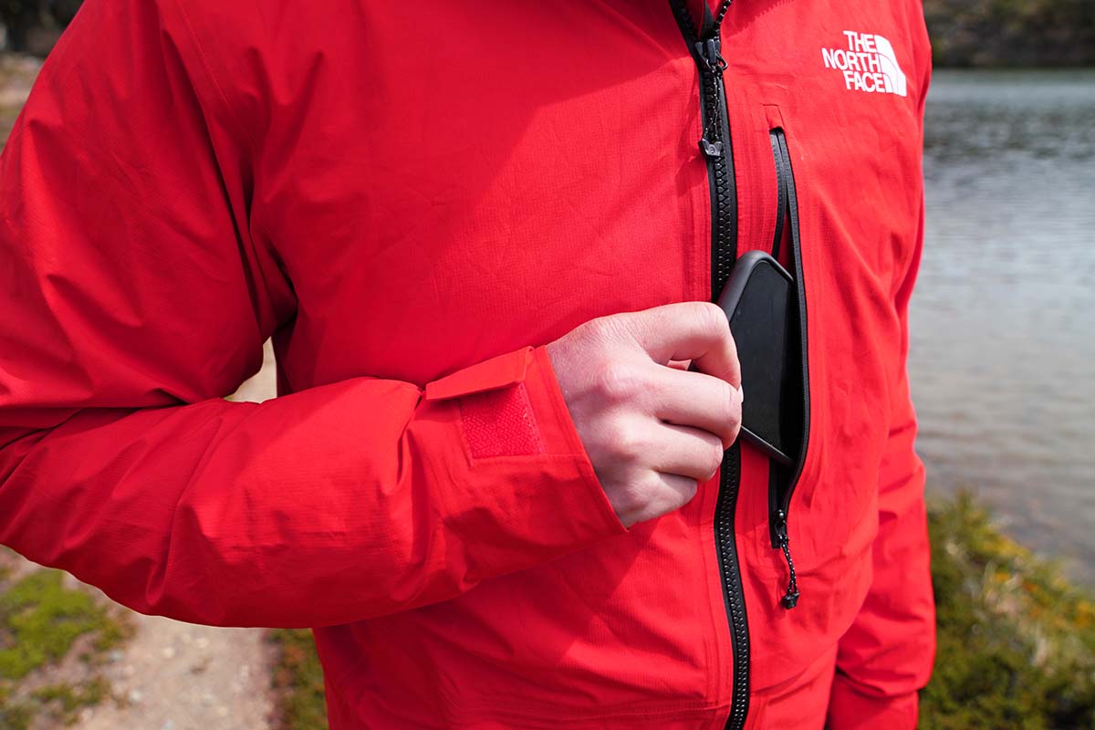 north face hard shell jacket