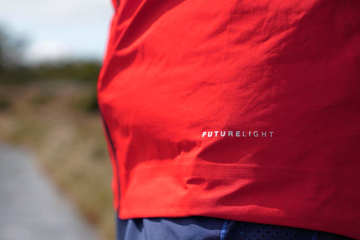 The North Face Summit L5 LT Futurelight hardshell jacket (shell fabric and logo)