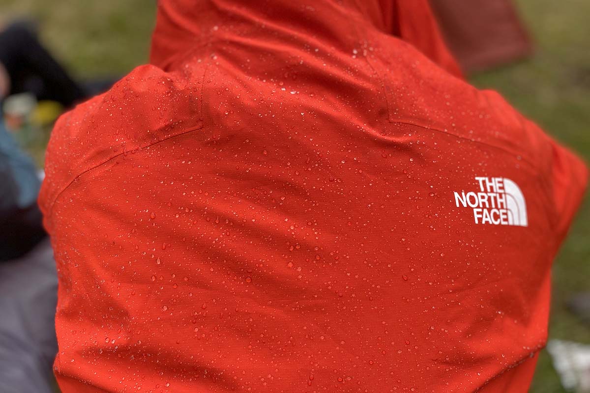 The North Face Summit L5 LT Futurelight hardshell jacket (water beading on fabric)