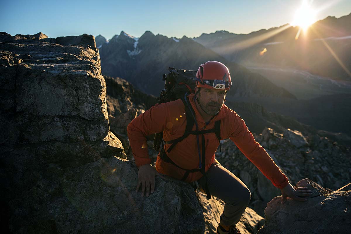 climbing helmets (headlamp)