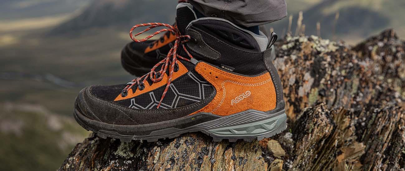 Asolo Falcon Evo GV hiking boots (in mountains)