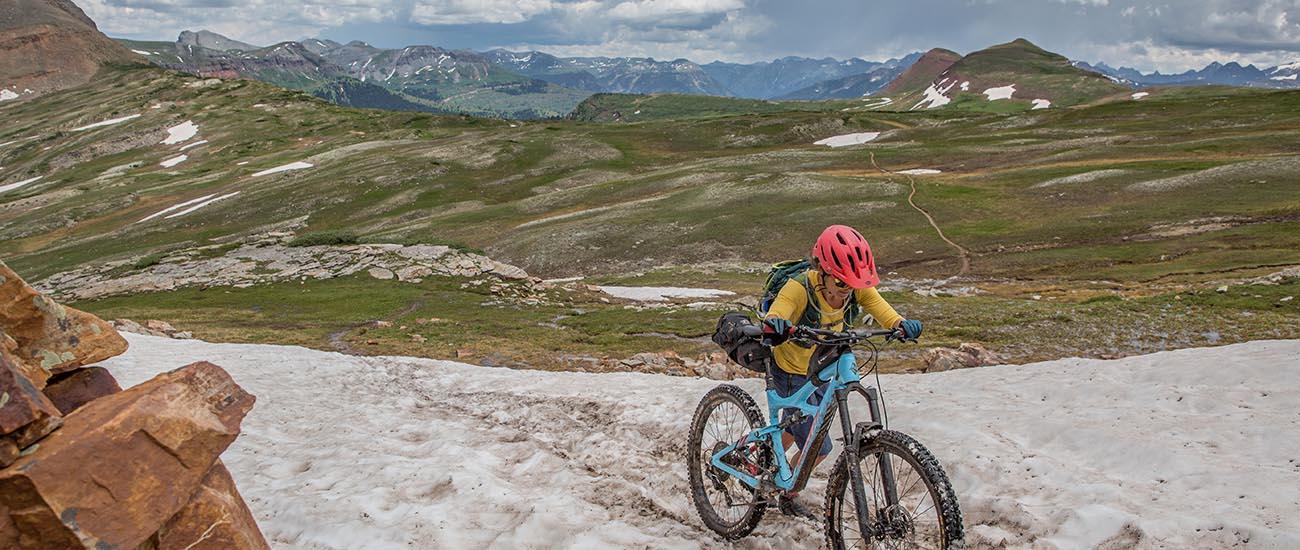 Durango to Moab San Juan Bikepacking Trip (on snow)