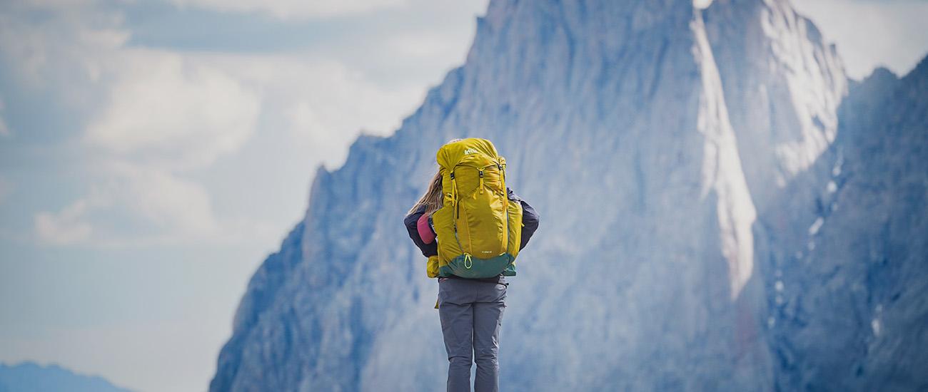 REI Co-op Flash 55 pack (standing in Cirque of the Towers)