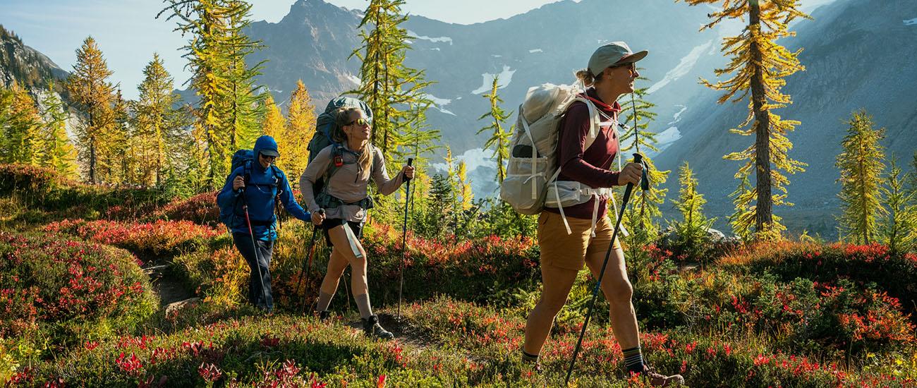 REI Labor Day Sale (backpacking in fall colors)